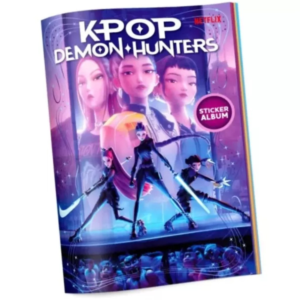 K-Pop démonvadászok gyűjtőalbum gyűjthető matricákhoz - 2 x 5 db matricával kép 1