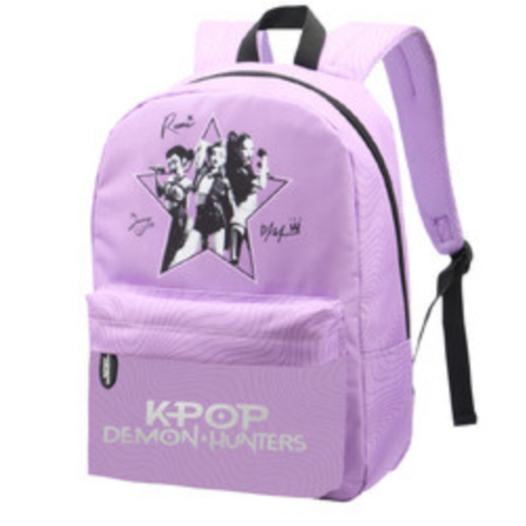 St.Right K-Pop Démonvadászok lila iskolatáska hátizsák kép 1