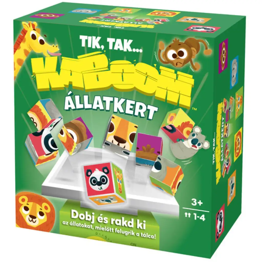 Kaboom Állatkert társasjáték kép 1