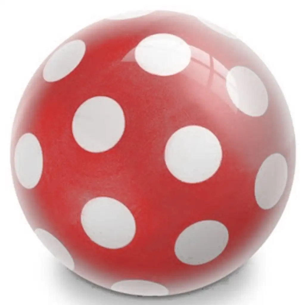 Pöttyös BioBall gumilabda 15cm-es több változatban - Mondo Toys kép 2