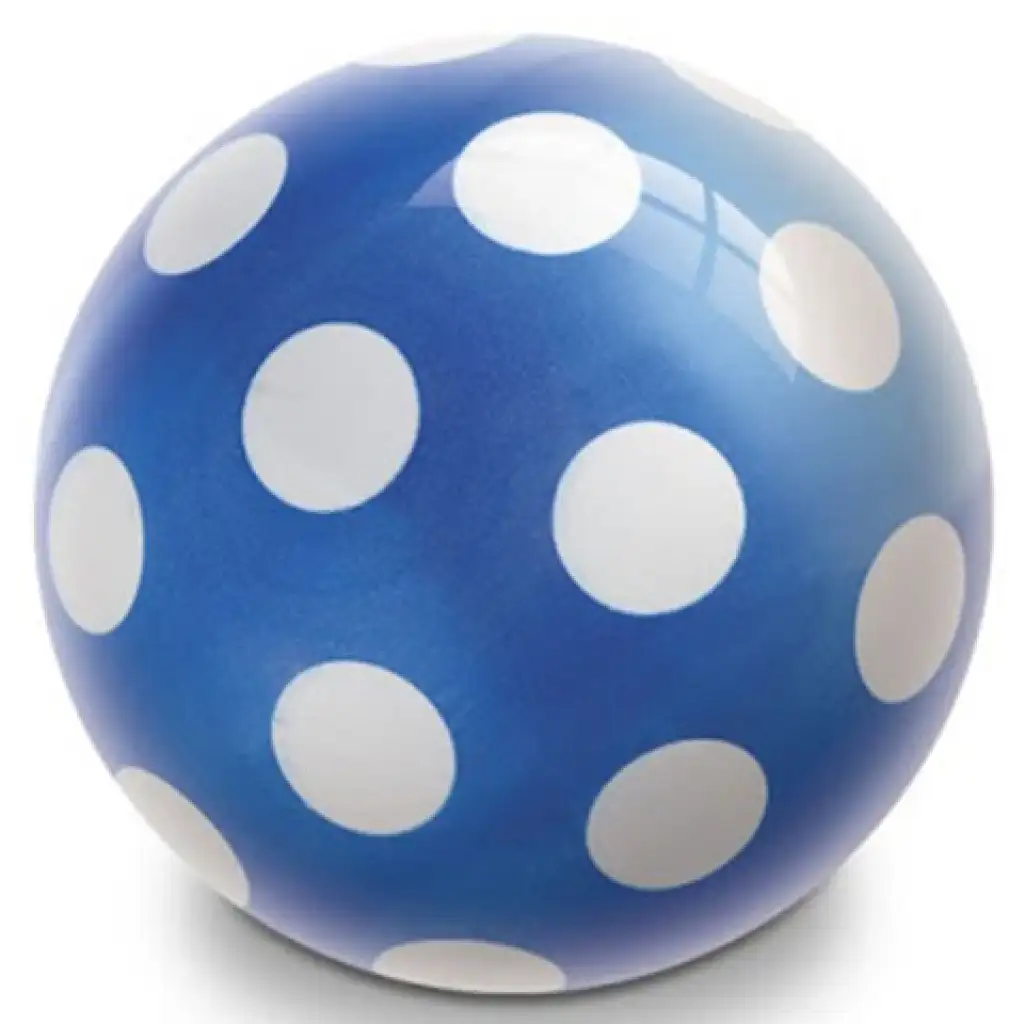Pöttyös BioBall gumilabda 15cm-es több változatban - Mondo Toys kép 1