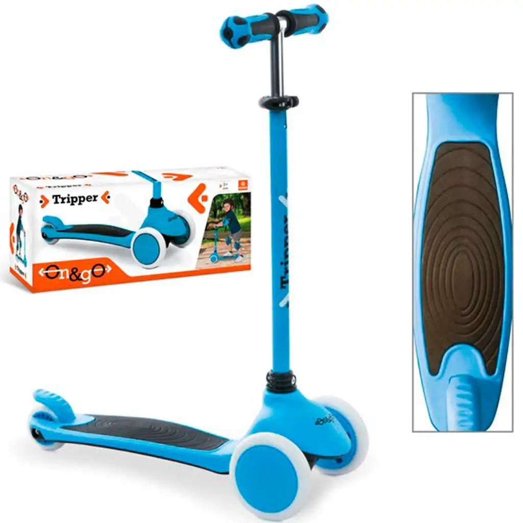 On and Go kék háromkerekű roller  - Mondo Toys kép 1