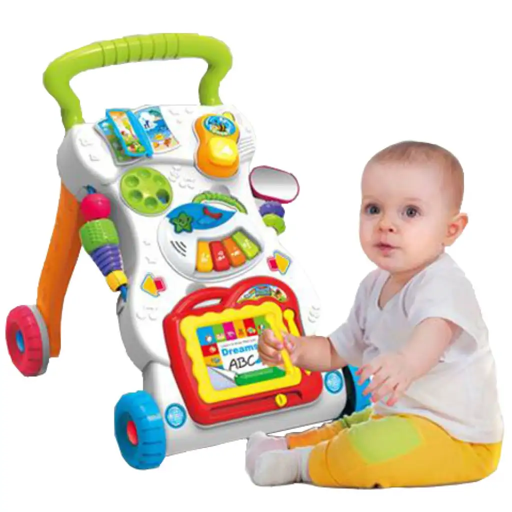 Baby készségfejlesztő és járássegítő játékszett fény és hang effektekkel kép 1
