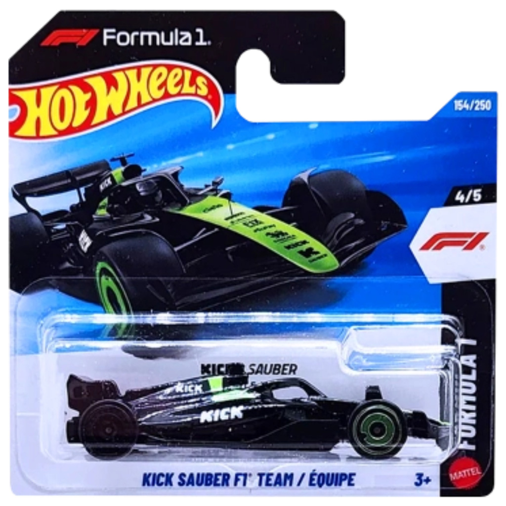 Hot Wheels: Kick Sauber F1 Team kisautó 1/64 - Mattel kép 1
