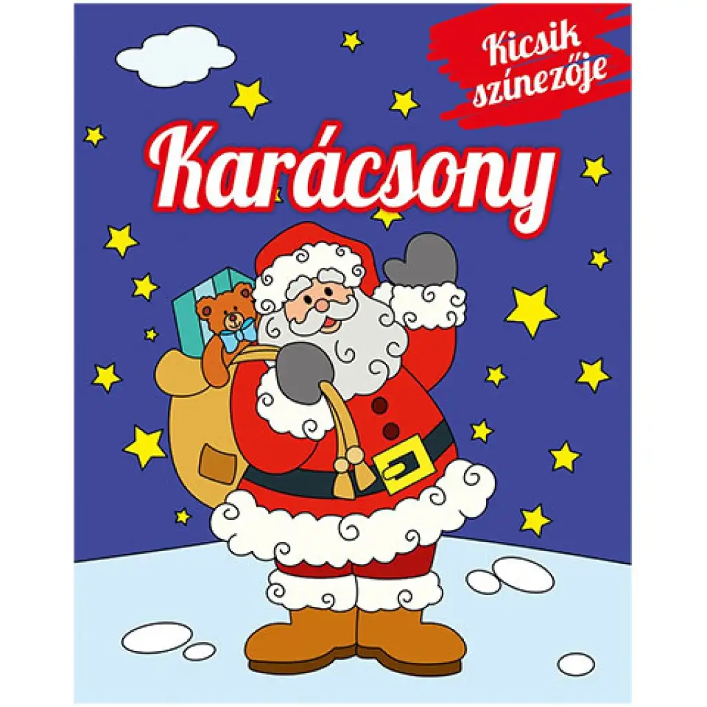 Kicsik színezője - Karácsony kisfestő kép 1
