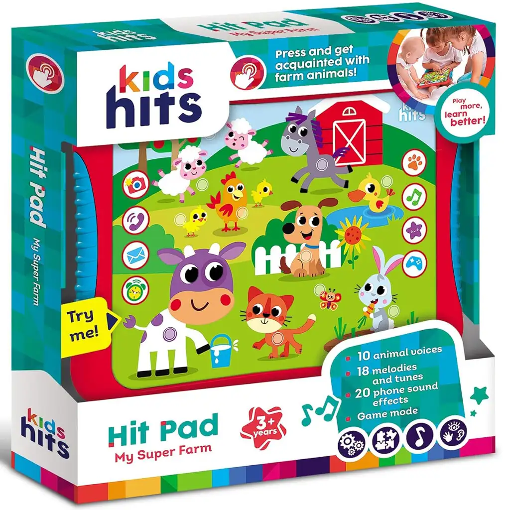 Kids Hits: Hit Pad - Szuper farmom interaktív tanulójáték kép 1