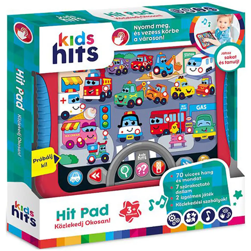 Kids Hits: Hit Pad - Közlekedj okosan! interaktív tanulójáték kép 1