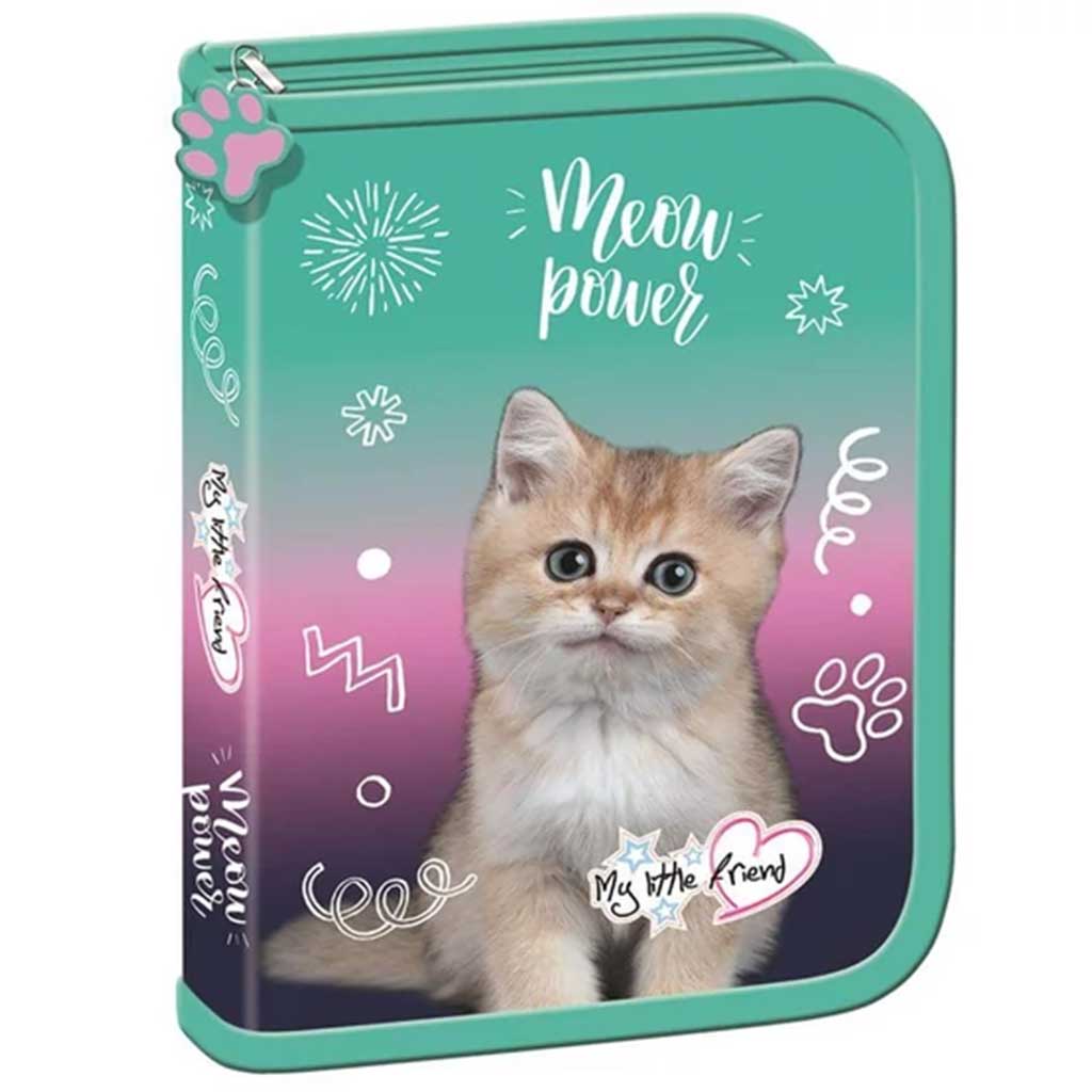 MLF Kitty Party cicás kihajtható tolltartó PC03 20,5x14x3,5cm kép 1