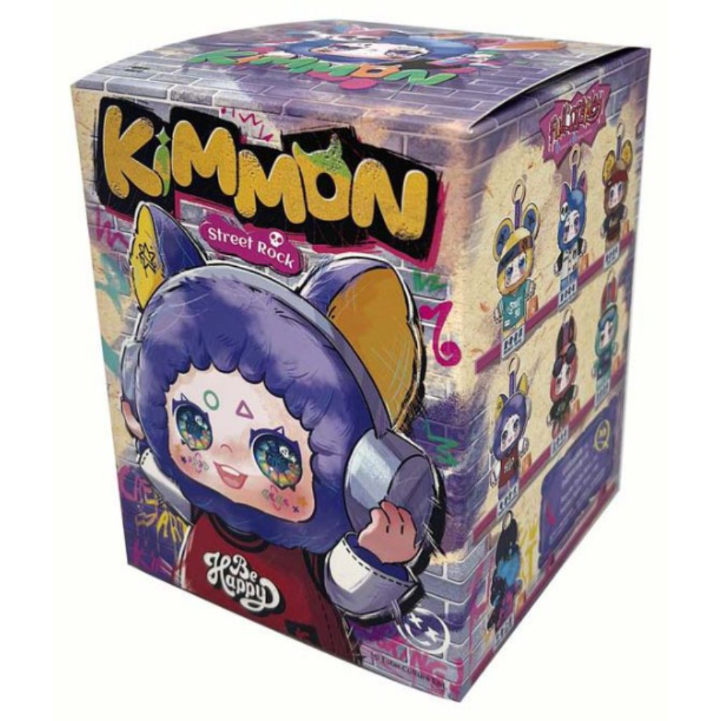 Kimmon: Mimon Street Rock - Utcai Rock meglepetés kulcstartó figura 1db kép 1