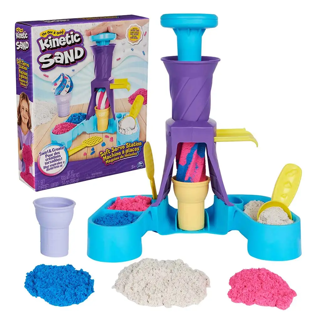 Kinetic Sand: Fagyikészítő homokgyurmás játékszett 396g - Spin Master kép 1
