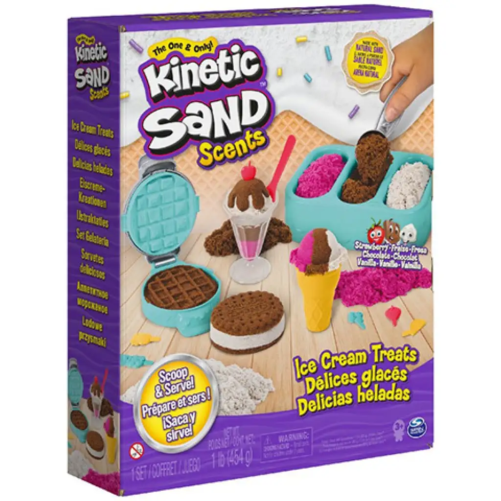 Kinetic Sand: Scents homokgyurma fagyikészítő szett 454g - Spin Master kép 1