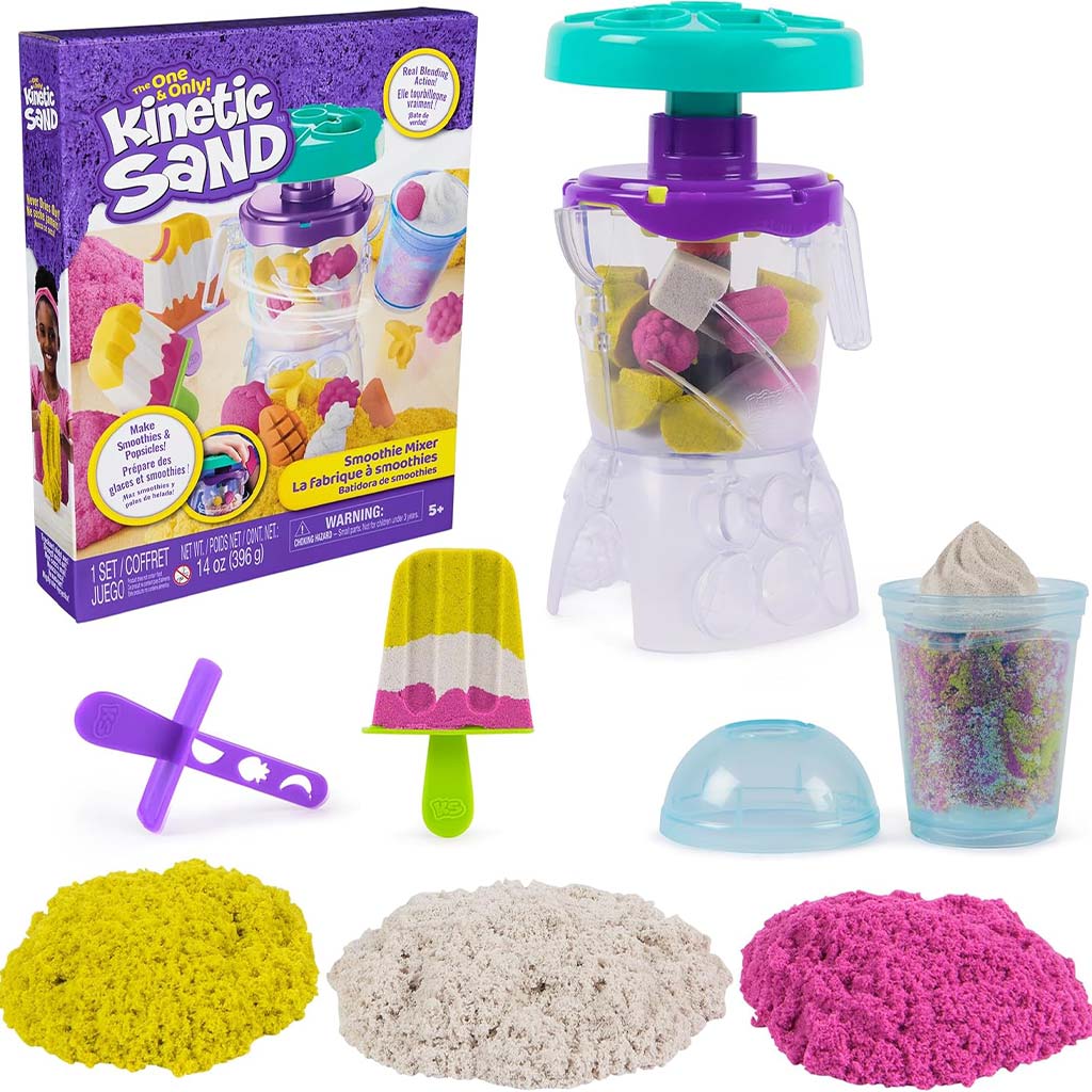 Kinetic Sand: Smoothie készítő mixer 396g homokgyurmával - Spin Master kép 1