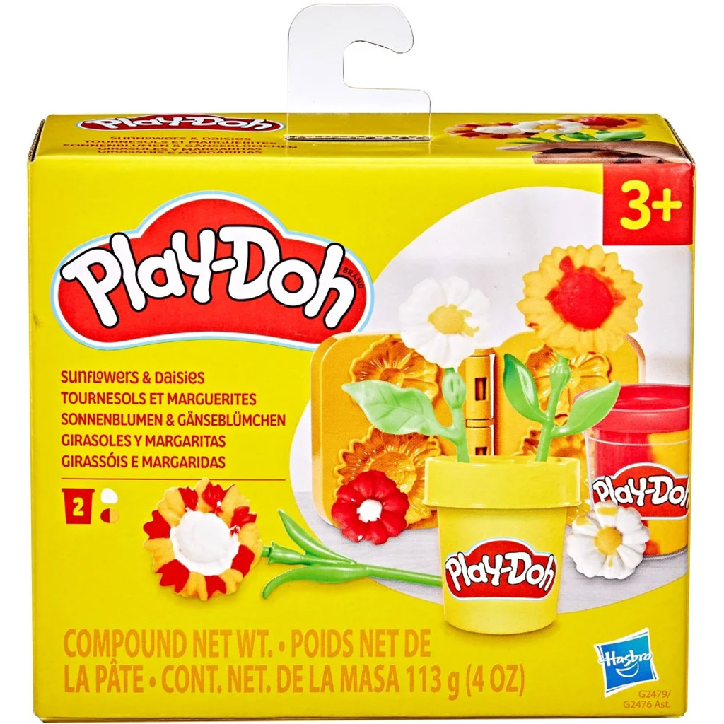 Play-Doh: Kis virágok - Napraforgó és százszorszép gyurmaszett - Hasbro kép 1