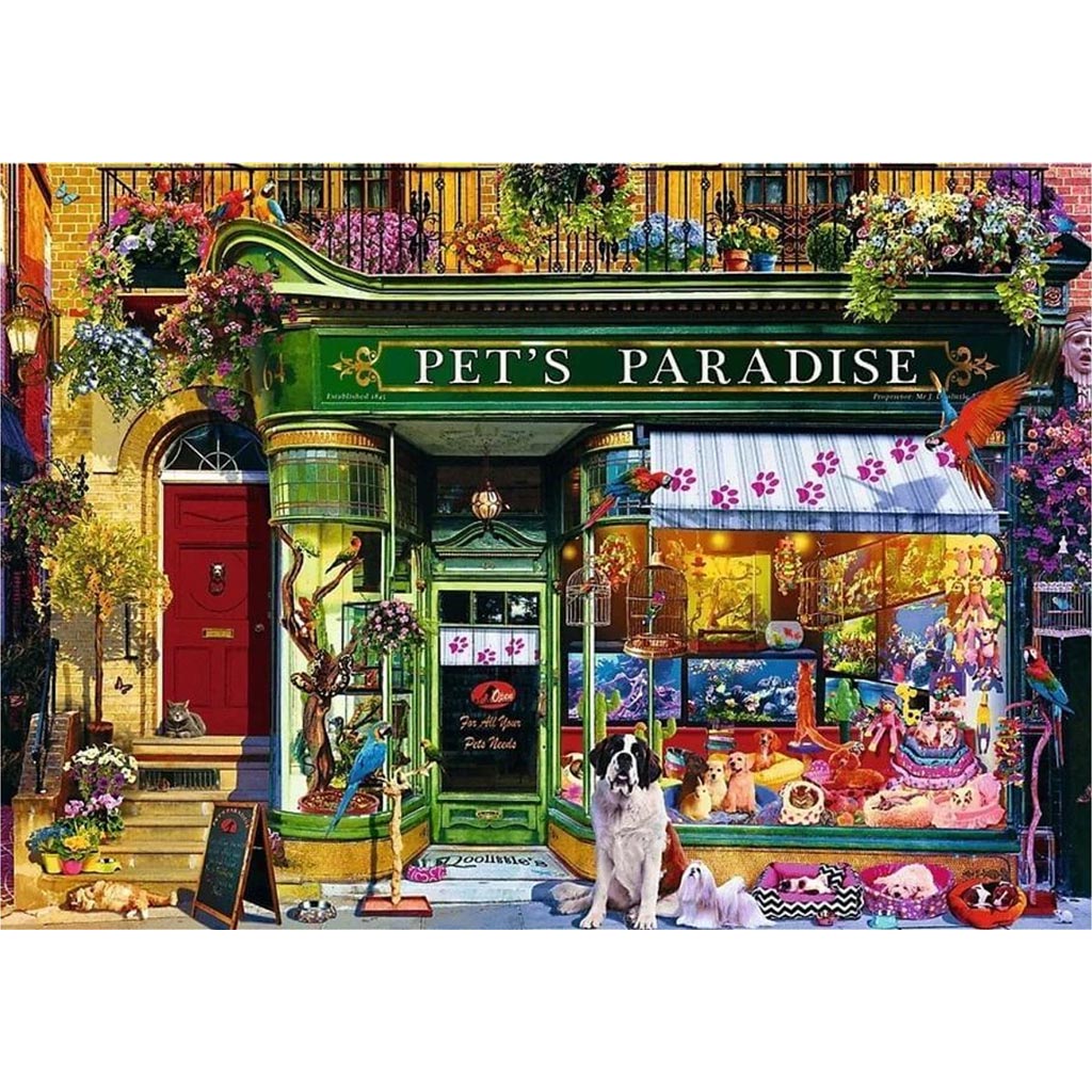 Tea Time: Kisállat paradicsom 1000db-os prémium puzzle - Trefl kép 2