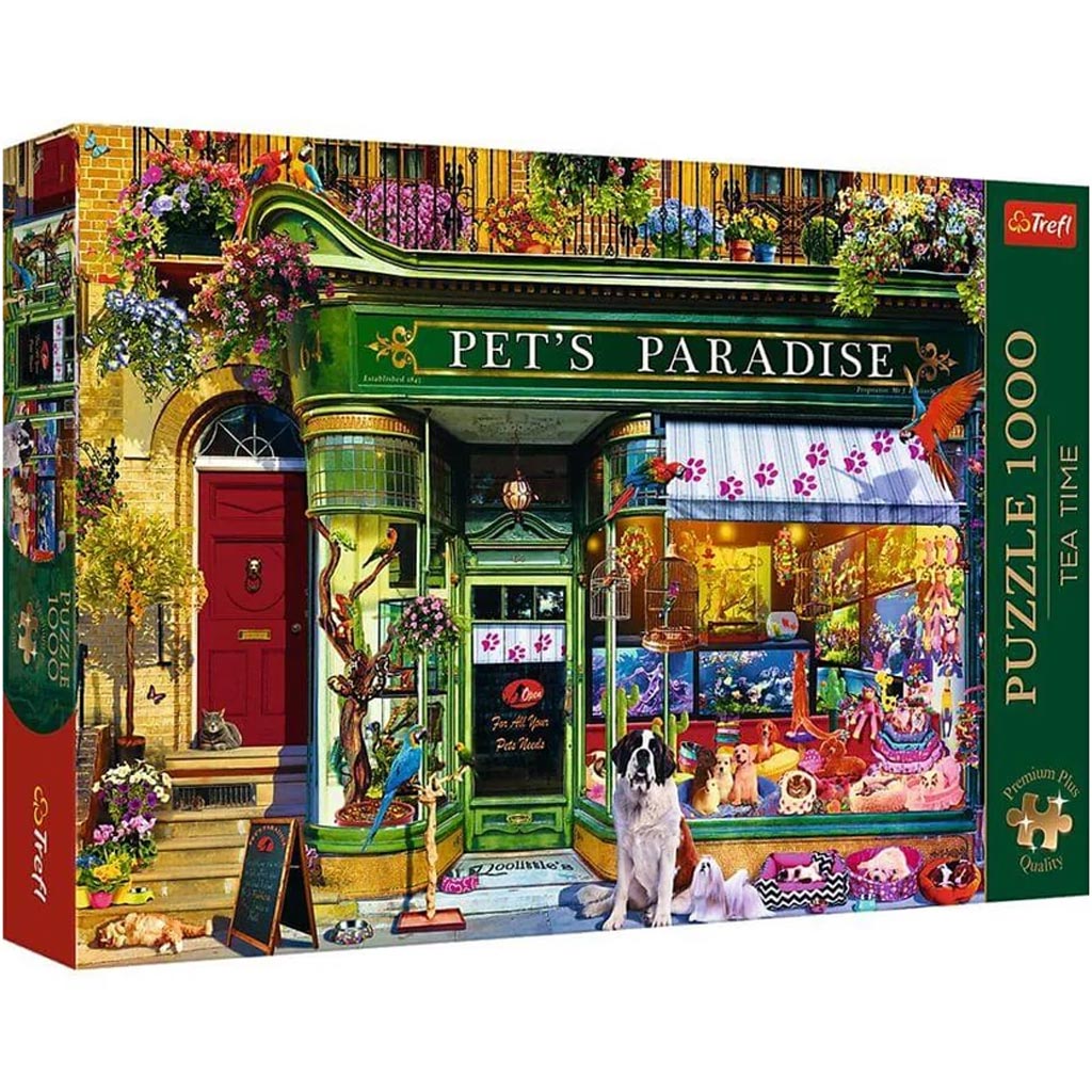 Tea Time: Kisállat paradicsom 1000db-os prémium puzzle - Trefl kép 1