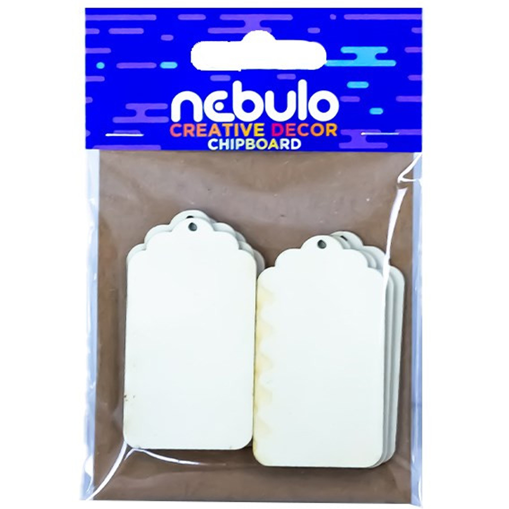 Nebulo: Kísérő címkék karton dekoráció 6db-os szett kép 1