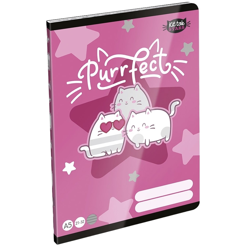 ICO: LizzySuli Kittok Stars Purrfect 4. osztályos vonalas füzet A/5 21-32 kép 1