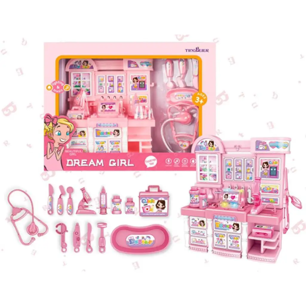 Dream Girl: Mini orvosi szett pulttal és kiegészítőkkel kép 1