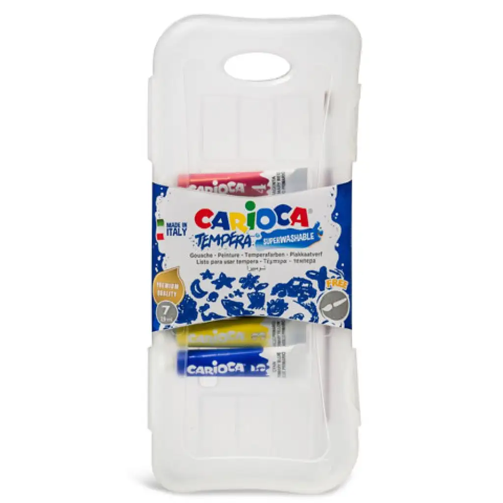 Színes tempera készlet 7db 7,5ml - Carioca kép 1