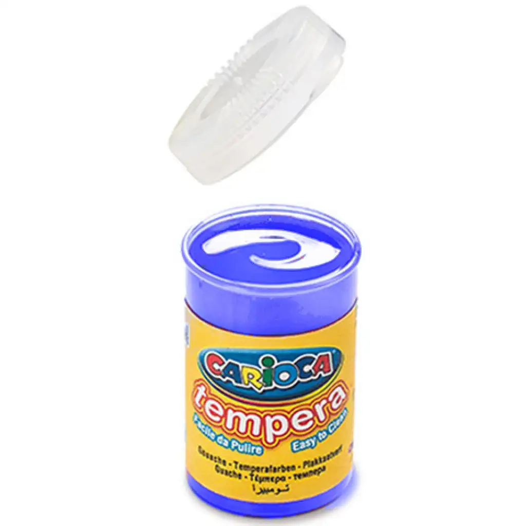 Kék tempera tégelyben 6x35 gr - Carioca kép 1