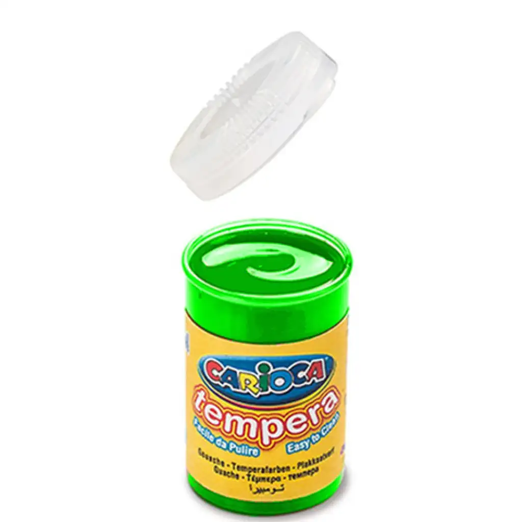 Világoszöld tempera tégelyben 6x35gr - Carioca kép 1