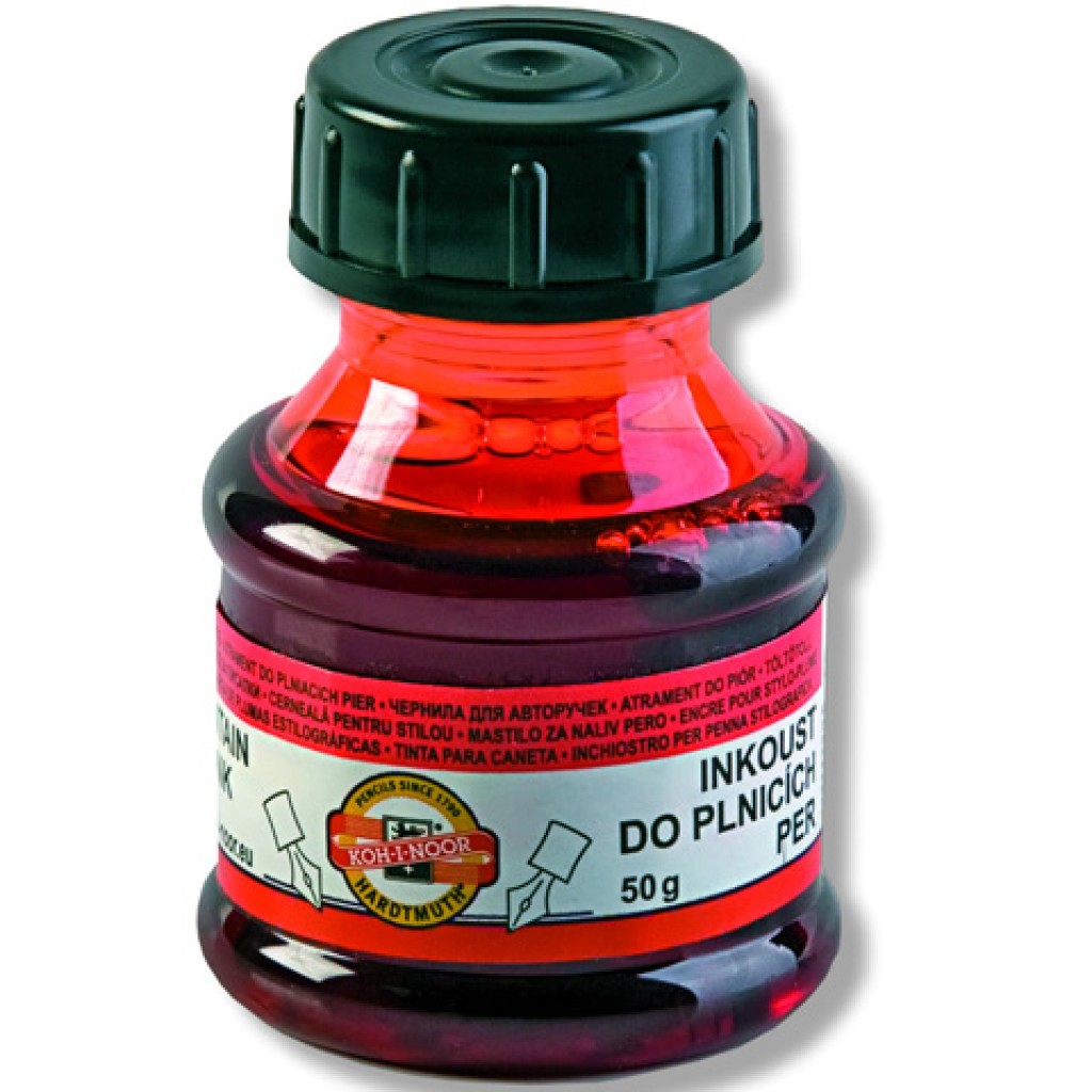 ICO: Koh-I-Noor 141502 piros tinta 50ml kép 1