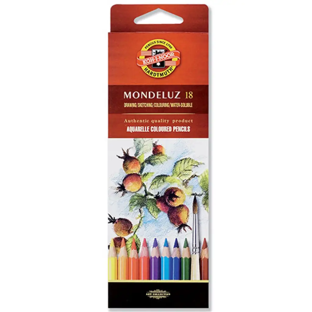 ICO: Koh-I-Noor Mondeluz 3717 Aquarell színes ceruza készlet 18db kép 1
