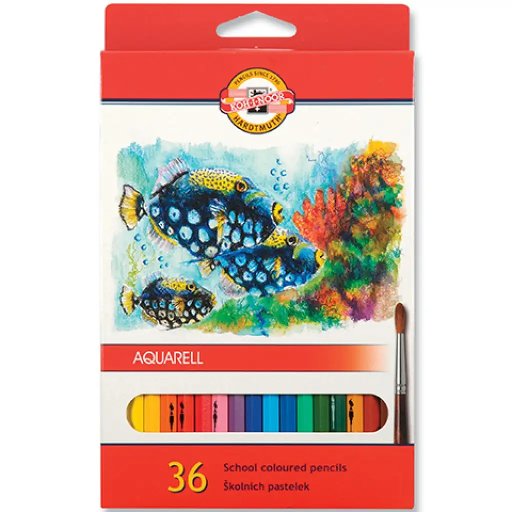ICO: Koh-I-Noor Mondeluz 3719 Aquarell színes ceruza készlet 36db kép 1