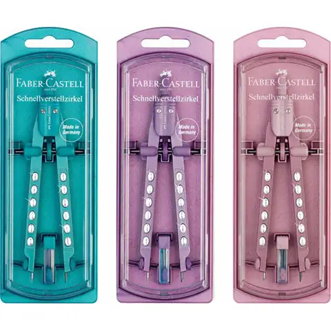 Faber-Castell: Factory sparkle körző készlet gyorsállítóval több változatban kép 1