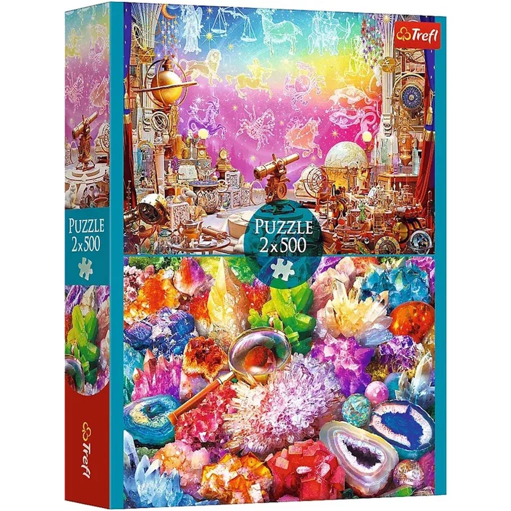Kozmosz és Kristályok 2x500db-os puzzle - Trefl kép 1