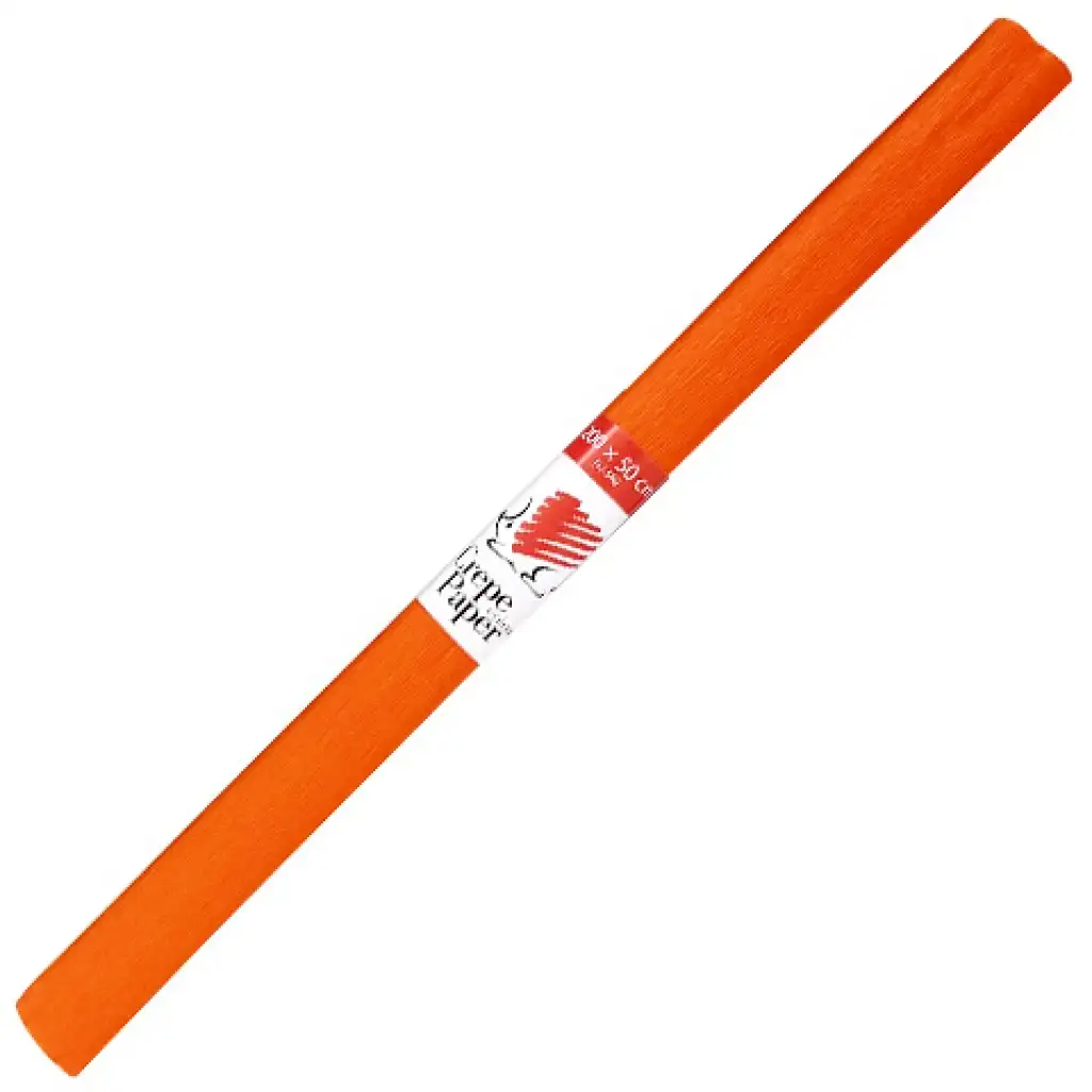 ICO: Süni krepp papír narancssárga színben 200x50cm kép 1