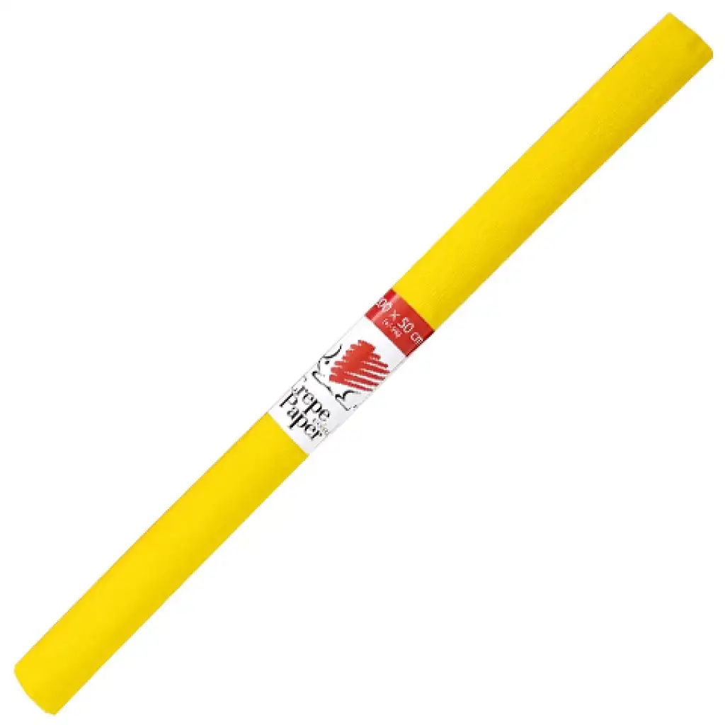 ICO: Süni krepp papír sárga színben 200x50cm kép 1
