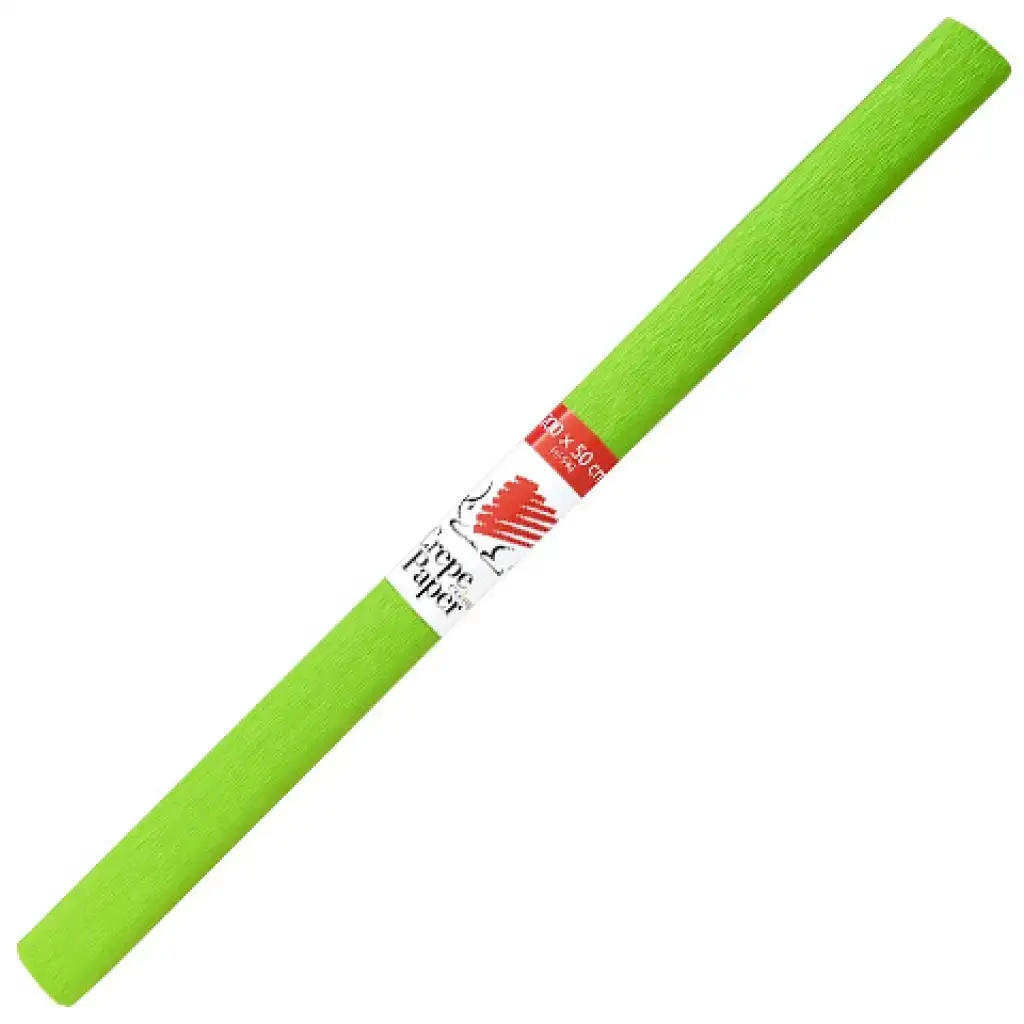 ICO: Süni krepp papír világoszöld színben 200x50cm kép 1