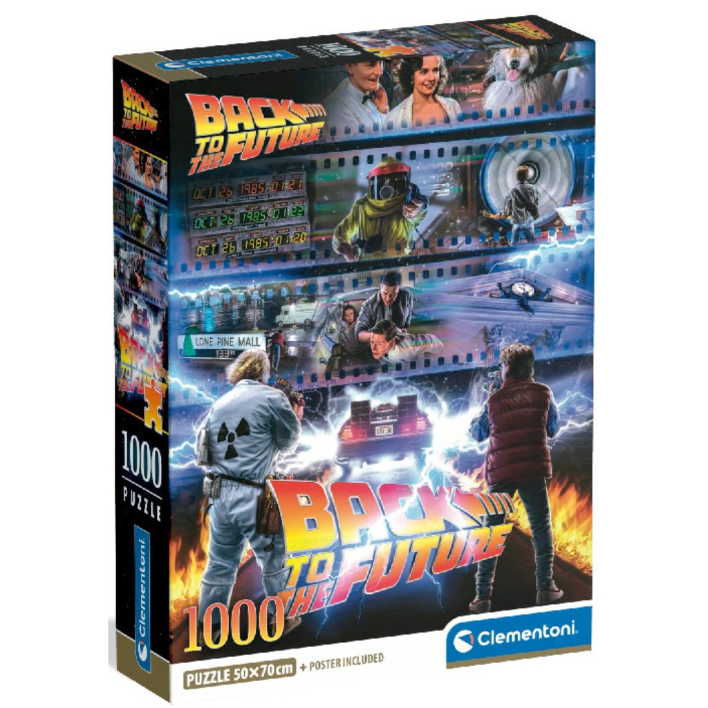 Kultfilmek: Vissza a jövőbe puzzle 1000 db-os - Clementoni kép 1