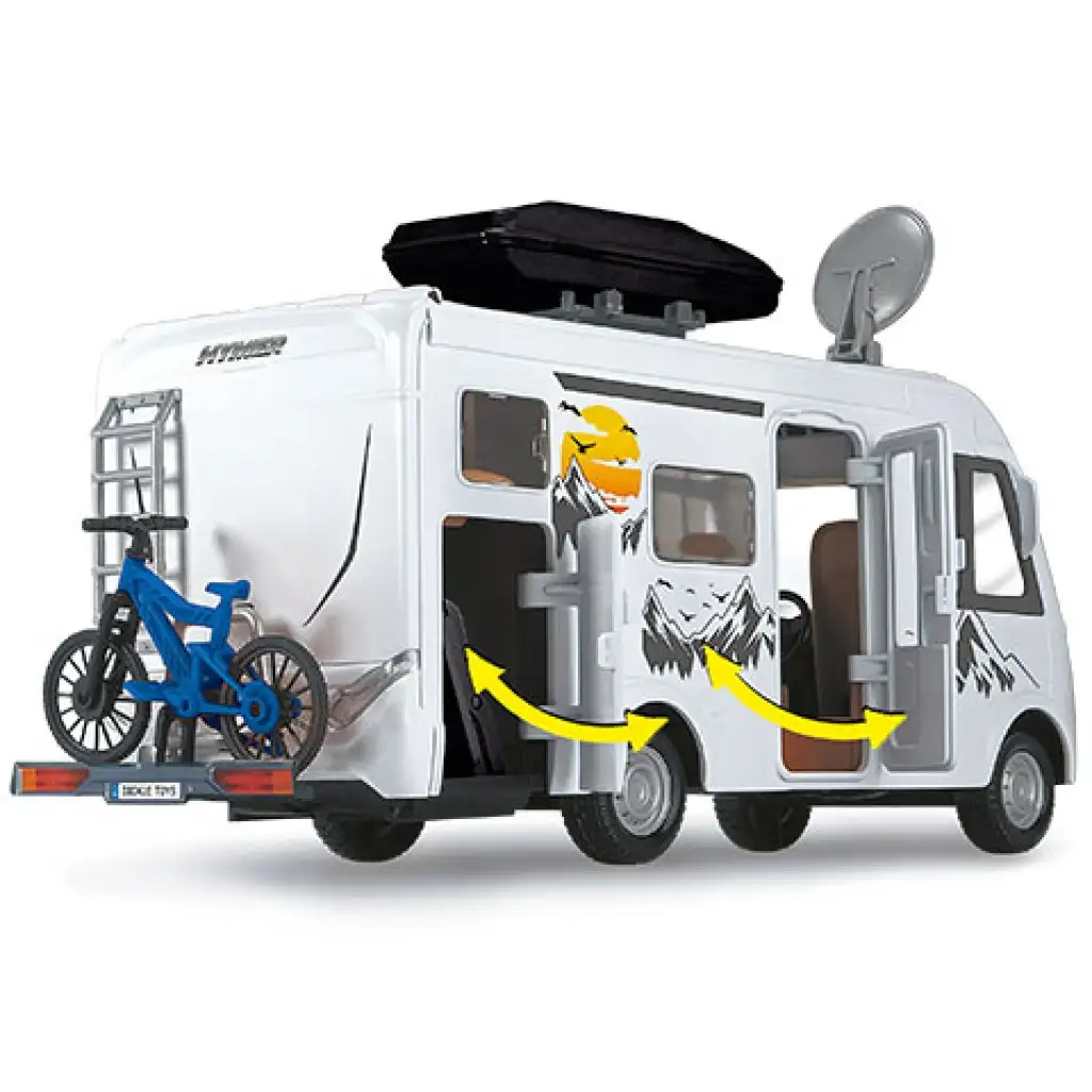 Hymer Camping Van lakóautó kiegészítőkkel 30cm - Dickie Toys kép 1