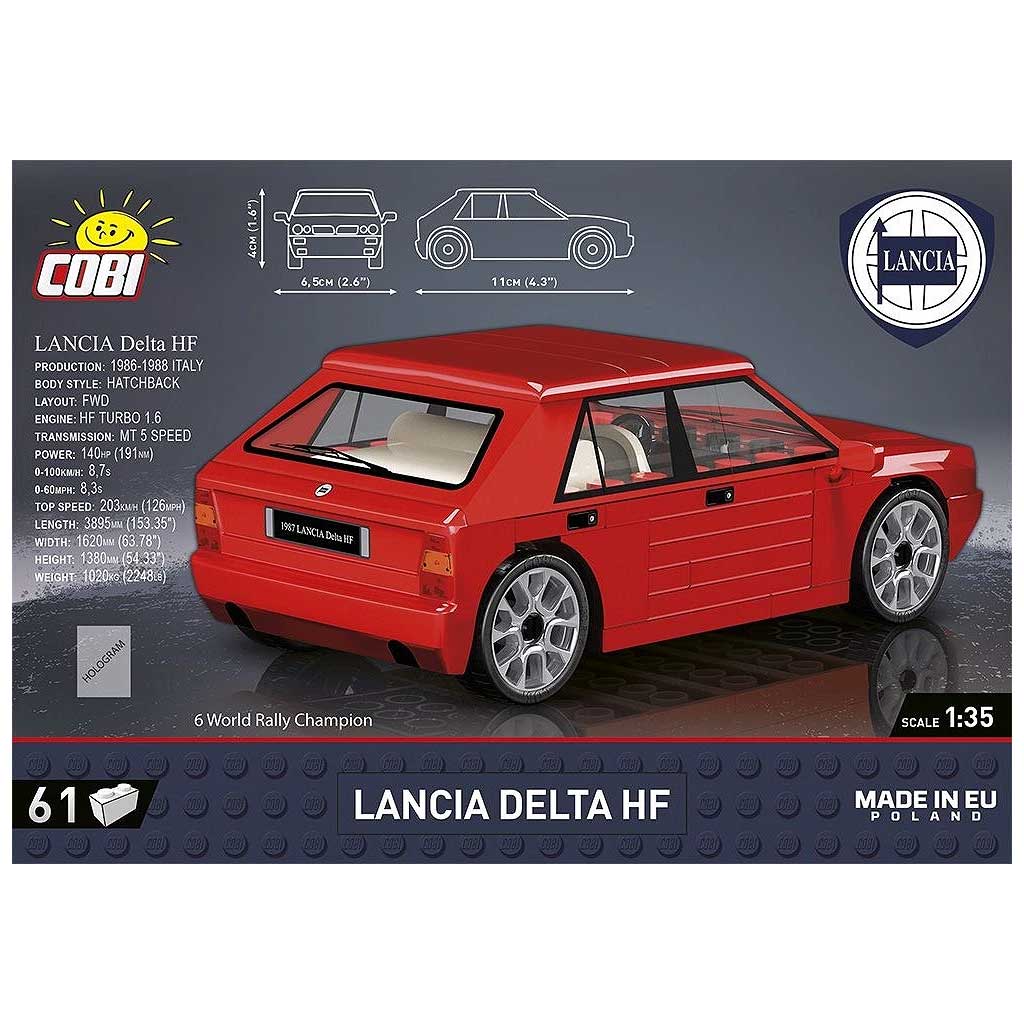 COBI: Lancia Delta HF autó építőjáték (24508) kép 2