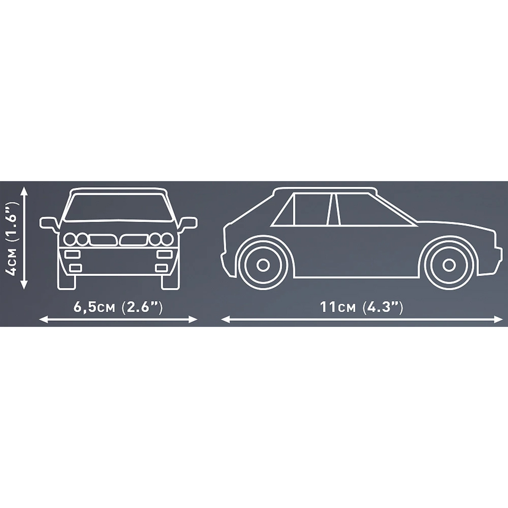 COBI: Lancia Delta HF Integrale EVO építőjáték (24515) kép 3