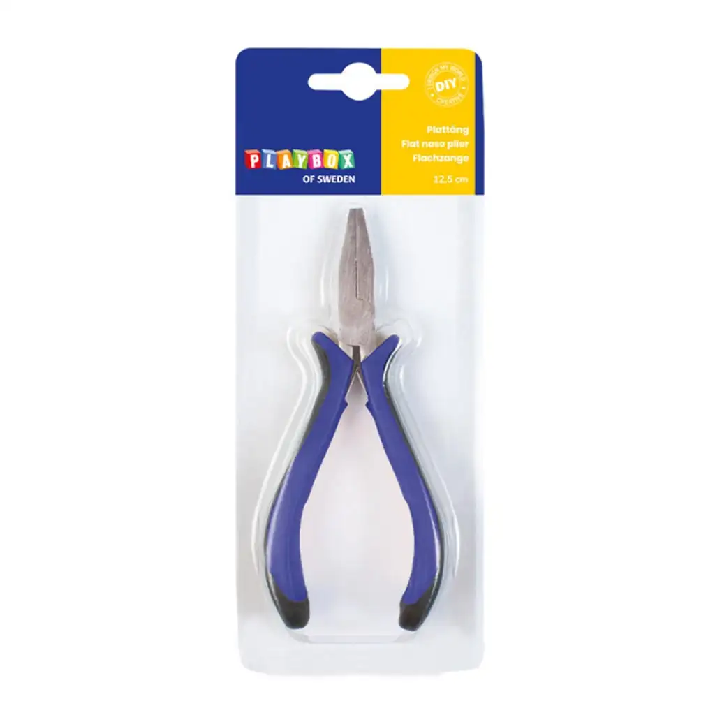 PlayBox: Lapos fogó gumírozott fogóval 12,5cm-es kép 1