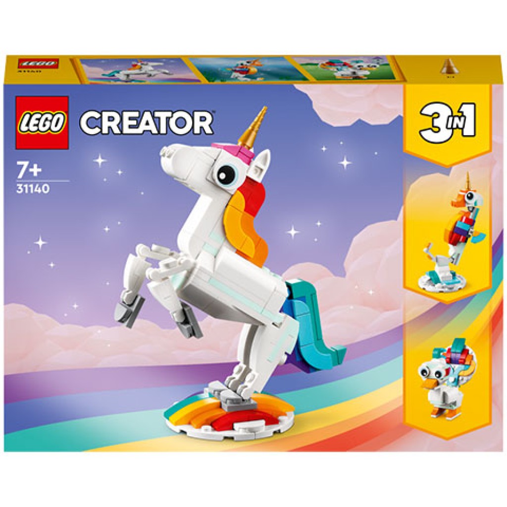 LEGO® Creator: Varázslatos egyszarvú 3 az 1-ben (31140) kép 1