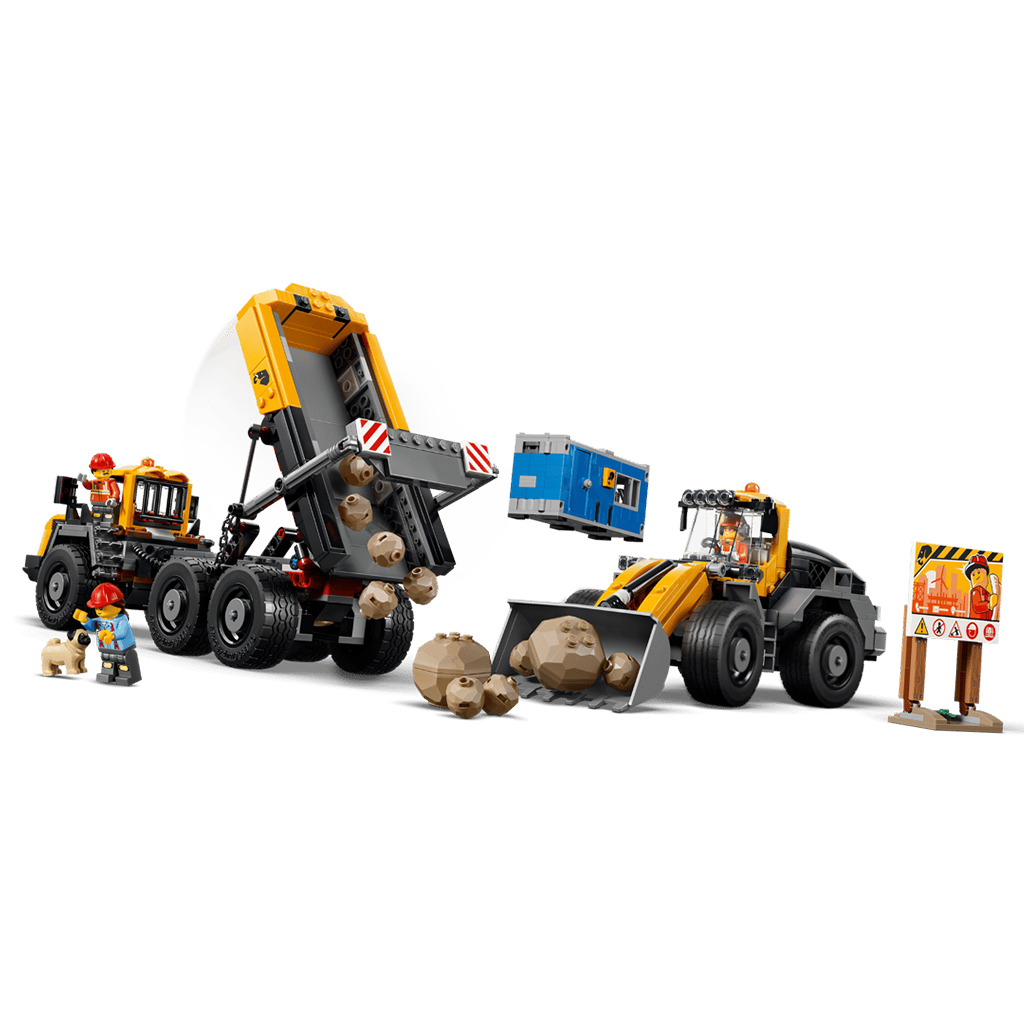 LEGO® City: Homlokrakodó és billenőplatós teherautó (60494) kép 4