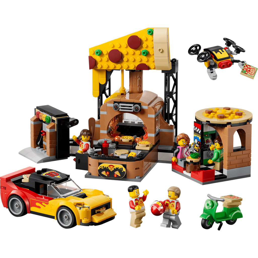 LEGO® City: Pizzéria kiszállító járművekkel (60496) kép 2