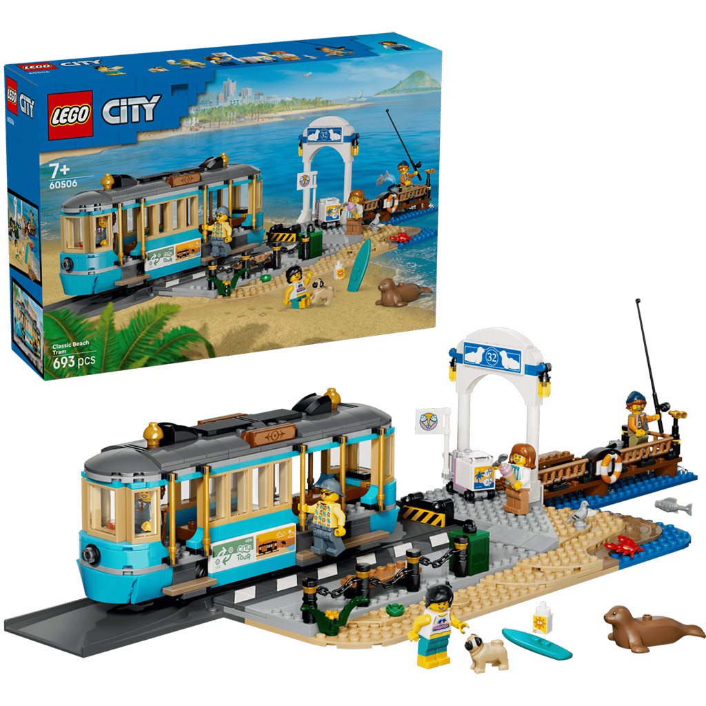 LEGO® City: Klasszikus tengerparti villamos (60506) kép 1