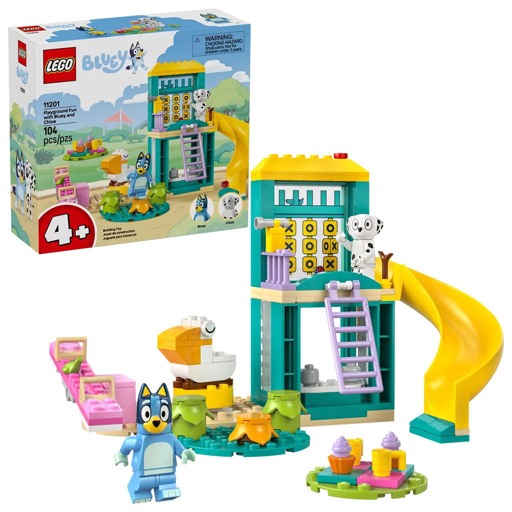 LEGO® Bluey™ és Kloé vidám kalandjai a játszótéren (11201) kép 1