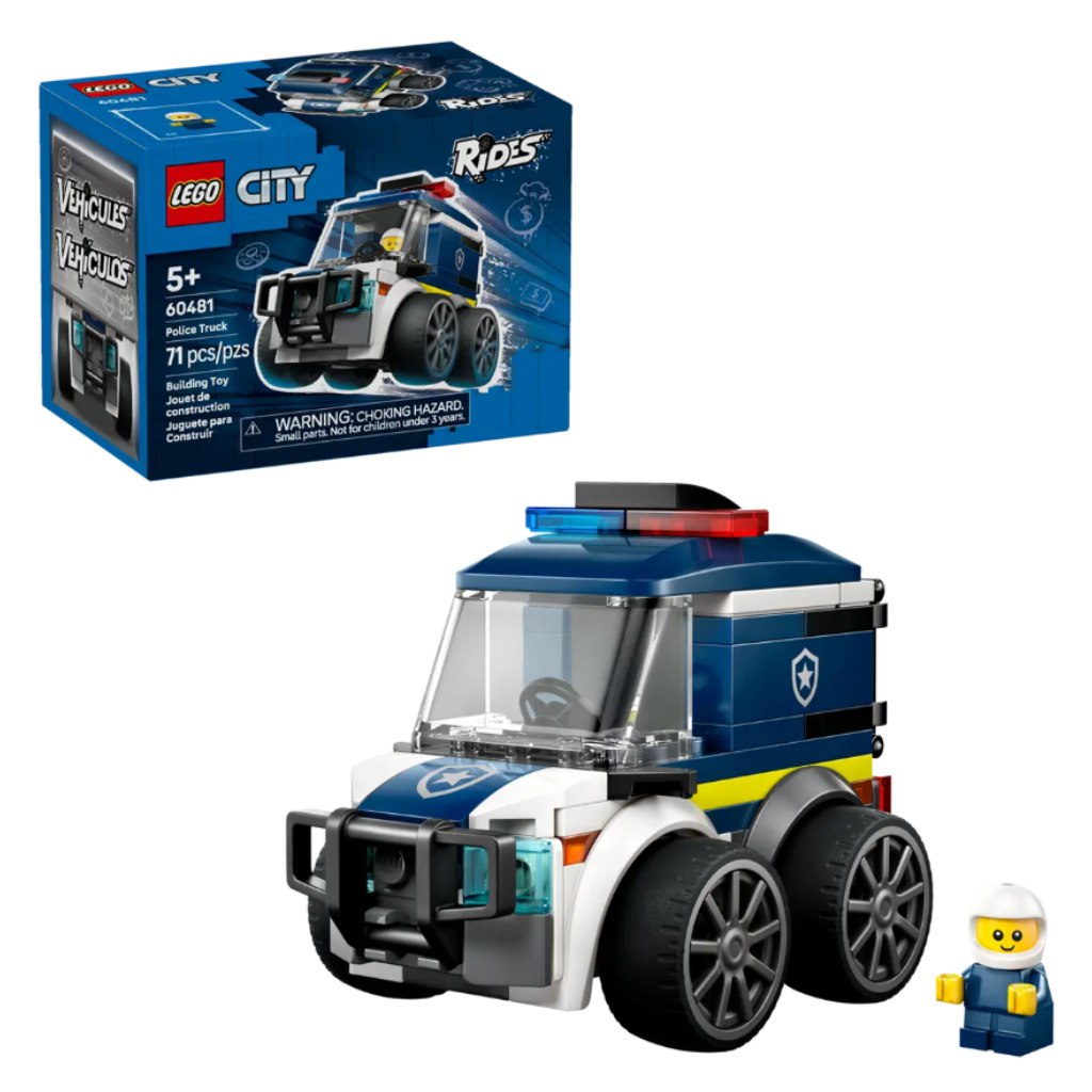 LEGO® City: Járgányok – Rendőrségi teherautó (60481) kép 1