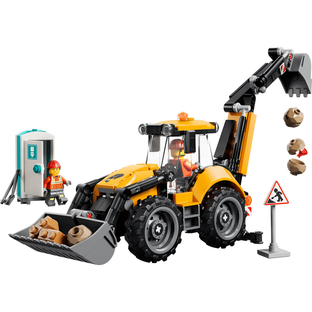 LEGO® City: Sárga árokásó-rakodó (60480) kép 2