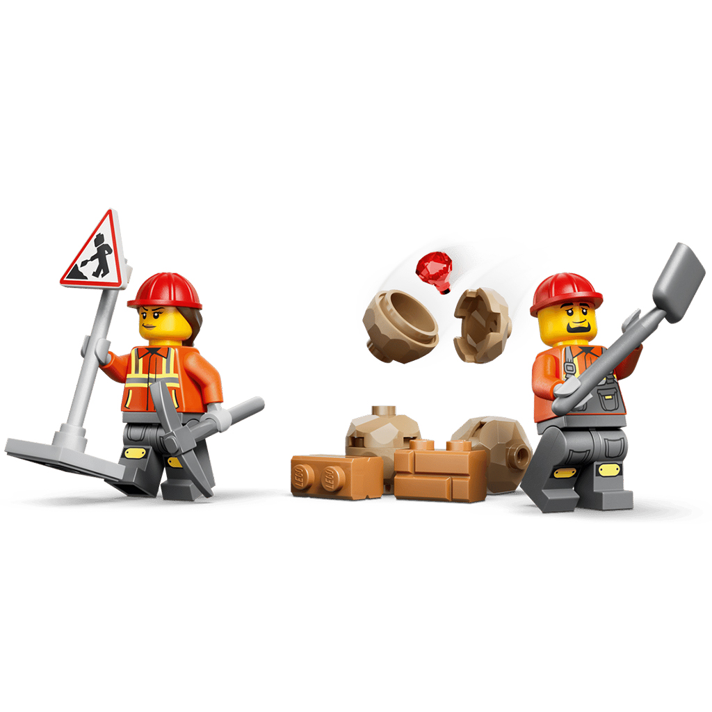 LEGO® City: Sárga árokásó-rakodó (60480) kép 4