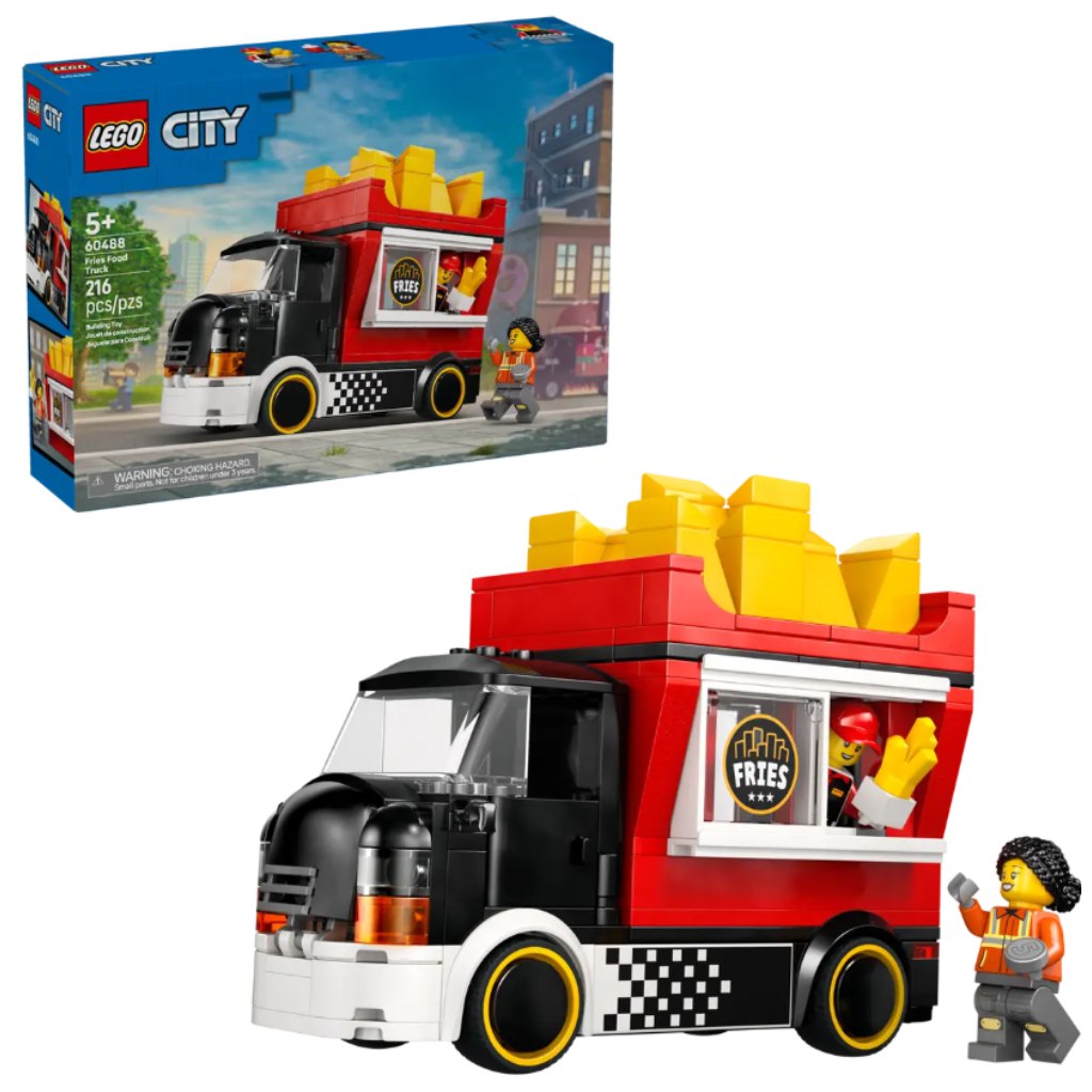 LEGO® City: Sültkrumpli-árus büfékocsi (60488) kép 1