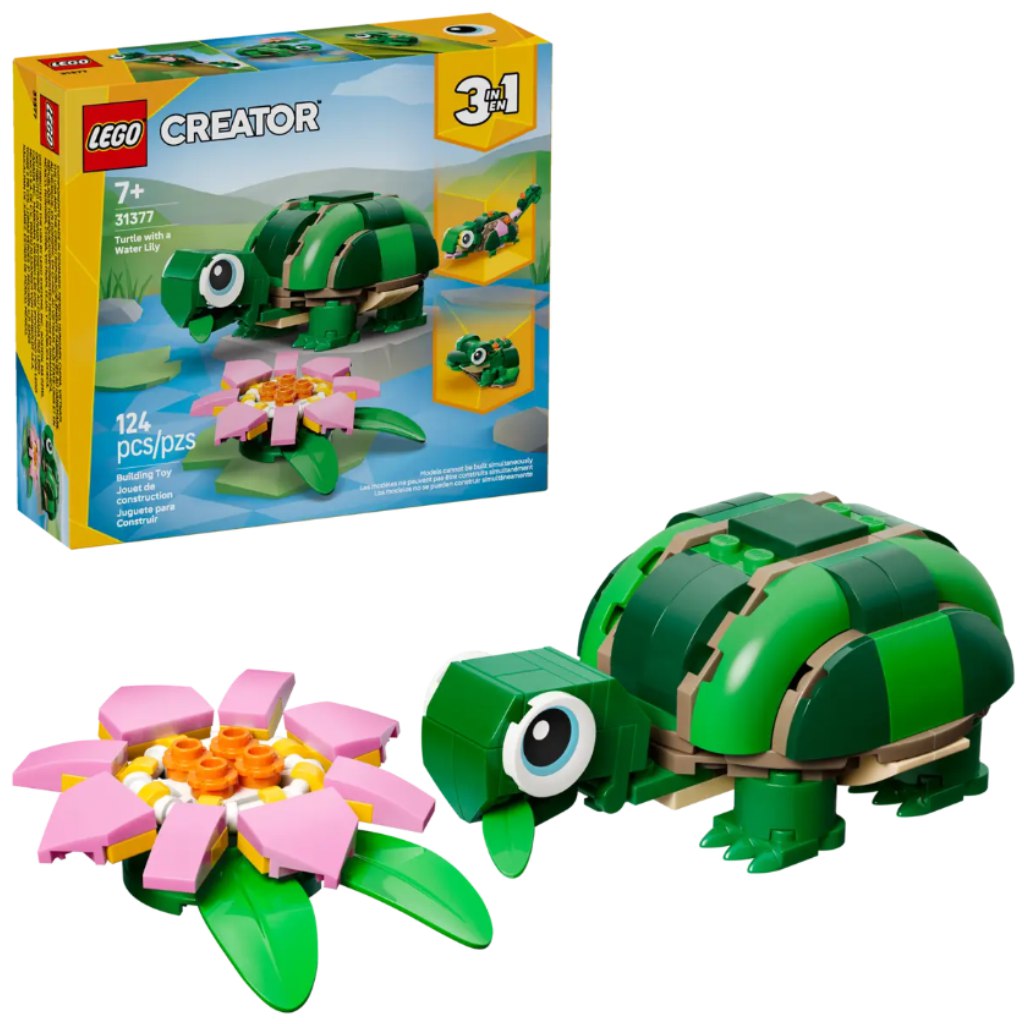 LEGO® Creator: Teknős egy vízililiom-virággal (31377) kép 1