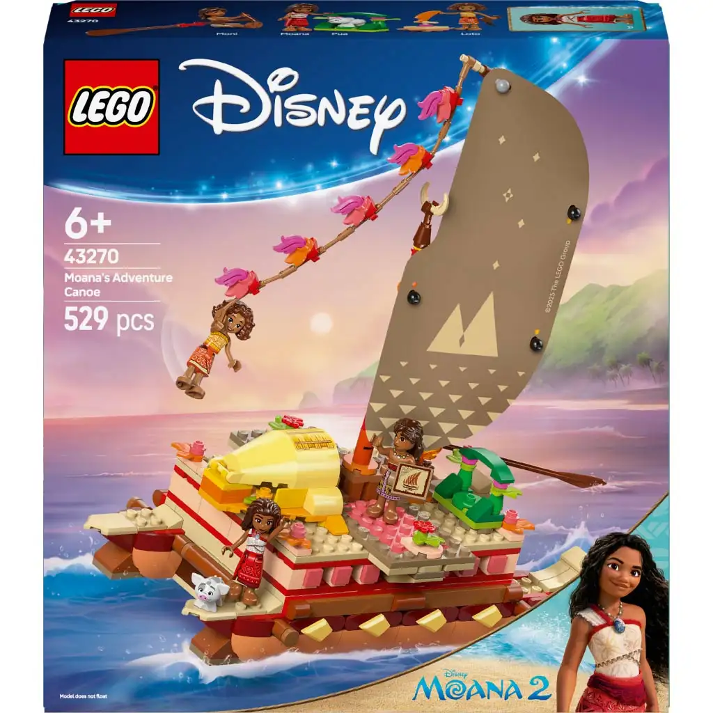 LEGO® Disney: Vaiana kalandokkal teli kenuja (43270) kép 1