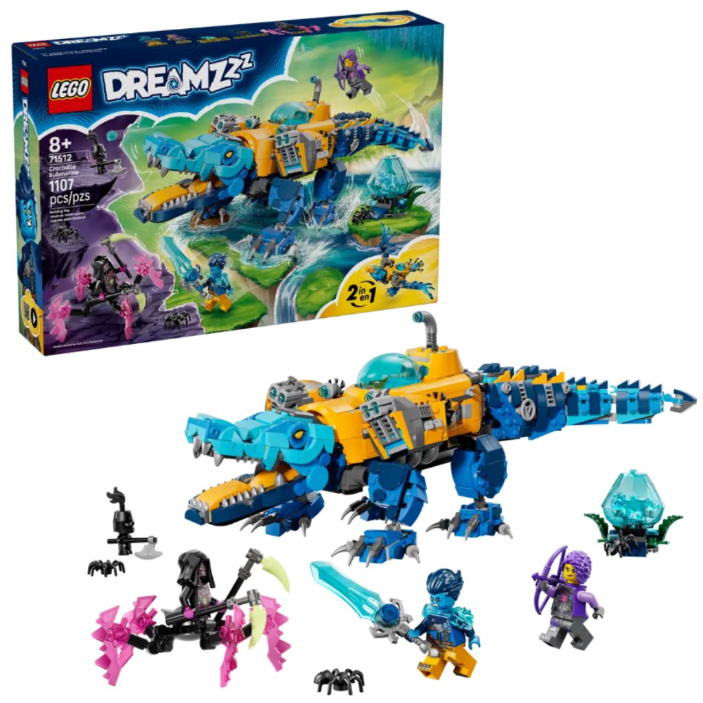 LEGO® DREAMZzz: Krokodil-tengeralattjáró (71512) kép 1